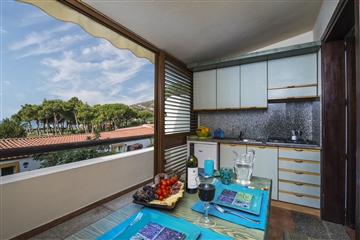 Interiéry apartmánů Bilo, Villasimius, Sardinie