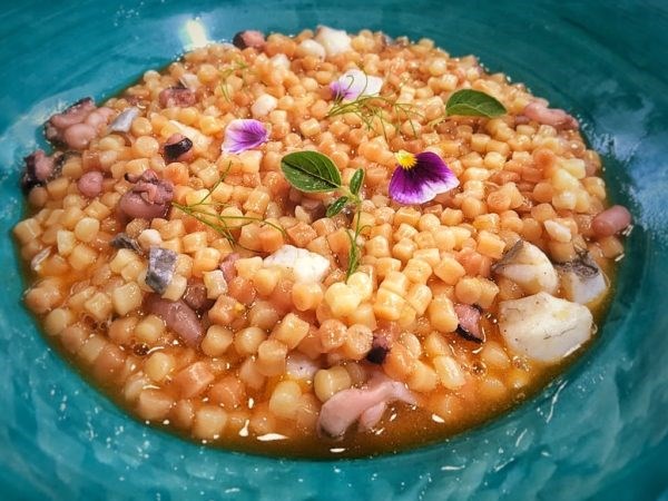 Pokrm Fregola, San Vero Milis, Sardinie