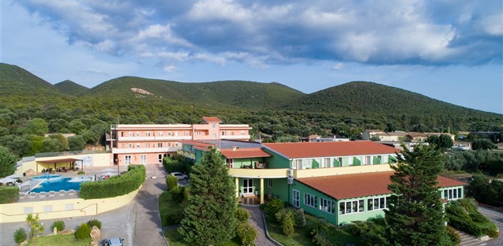 Lu´ Hotel Porto Pino - Panoramatické foto, Porto Pino, Sant´Anna Arresi, Sardinie