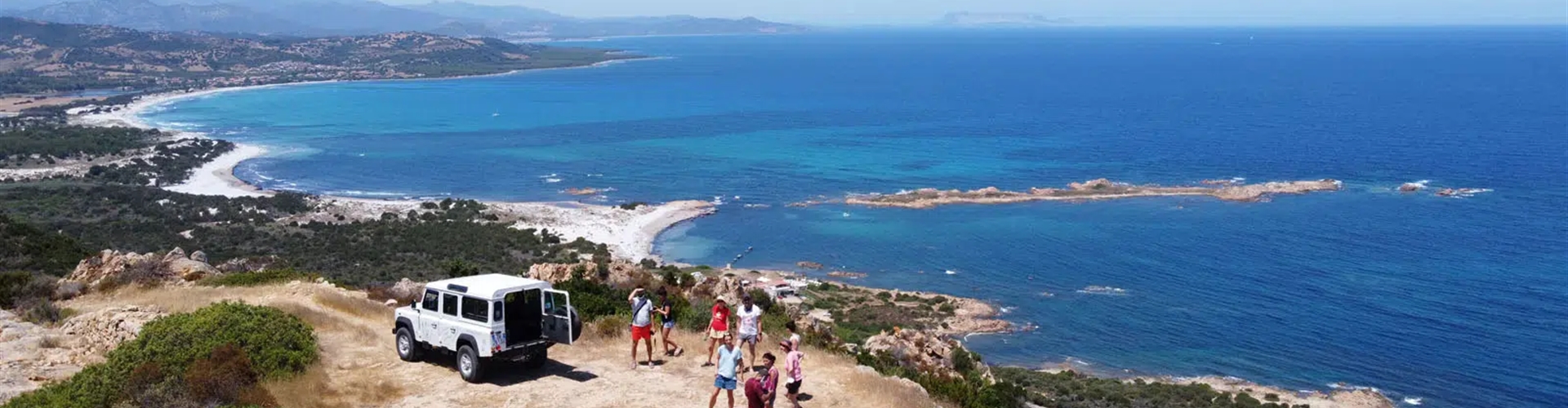 Oáza Biderosa a Capo Comino jeepem