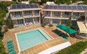 Residence Palm Village - Pohled na residenci z dronu, Villasimius, Sardinie