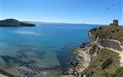 Hotel La Baja - Výhled z pokoje PANORAMICA, Santa Caterina di Pittunuri, Sardinie