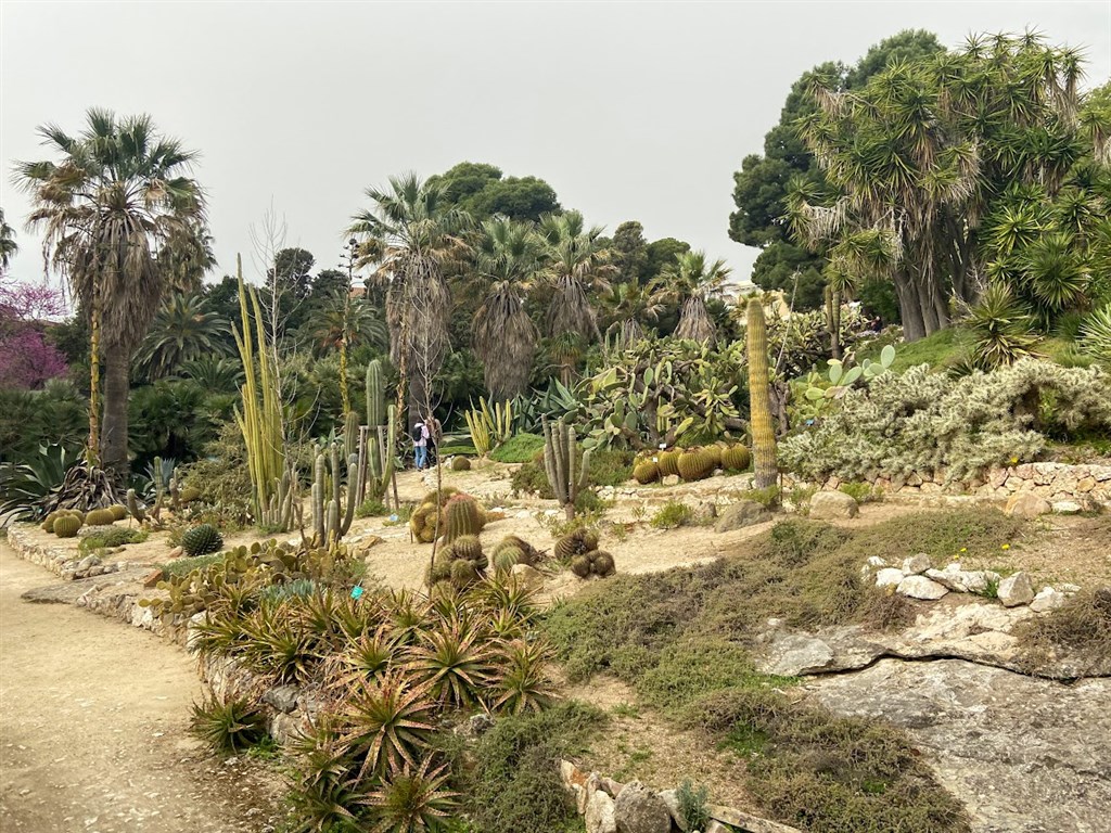 Botanická zahrada, Cagliari, Sardinie