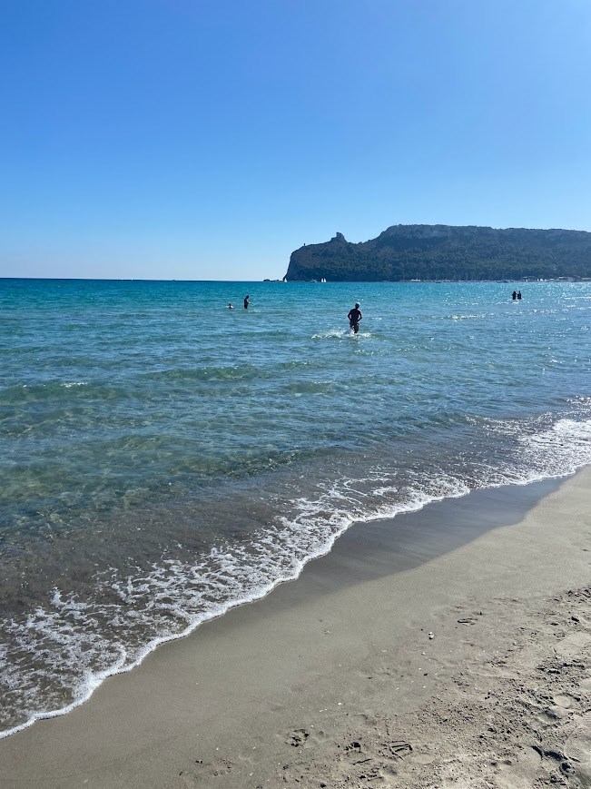 Pláž Poetto, Cagliari, Sardinie