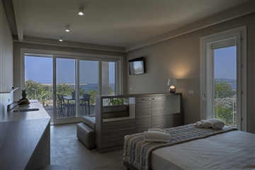 Interiér apartmánů, Alghero, Sardinie