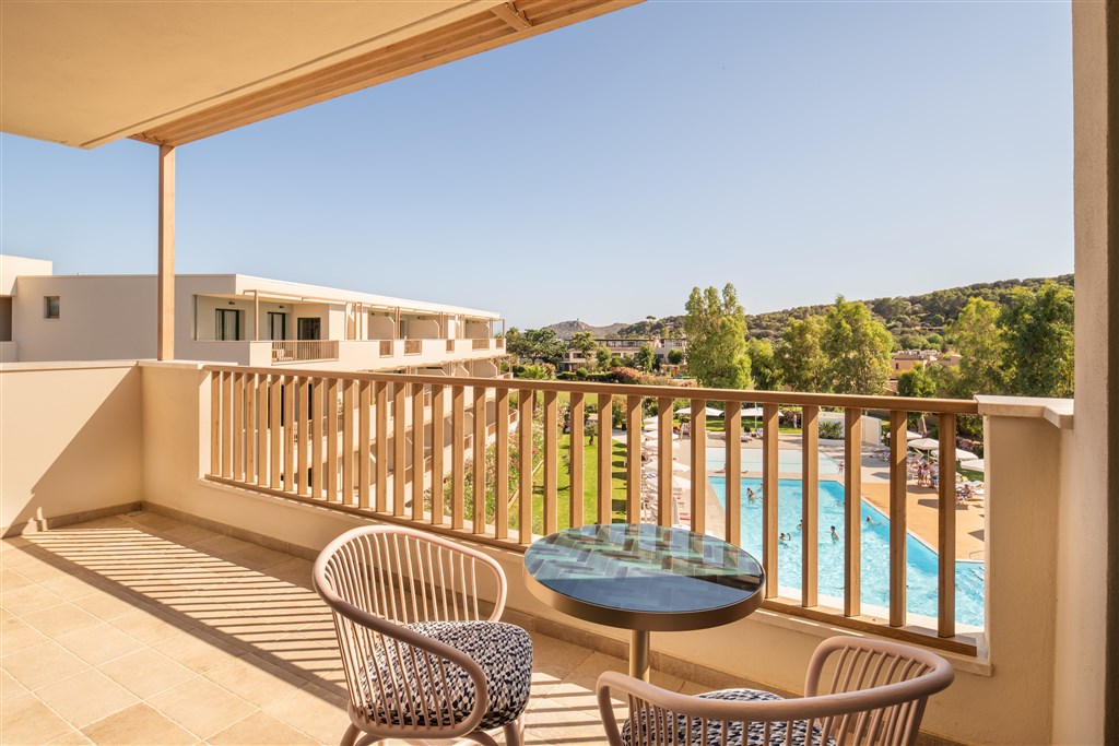 JUNIOR SUITE DELUXE - terasa, Villasimius, Sardinie