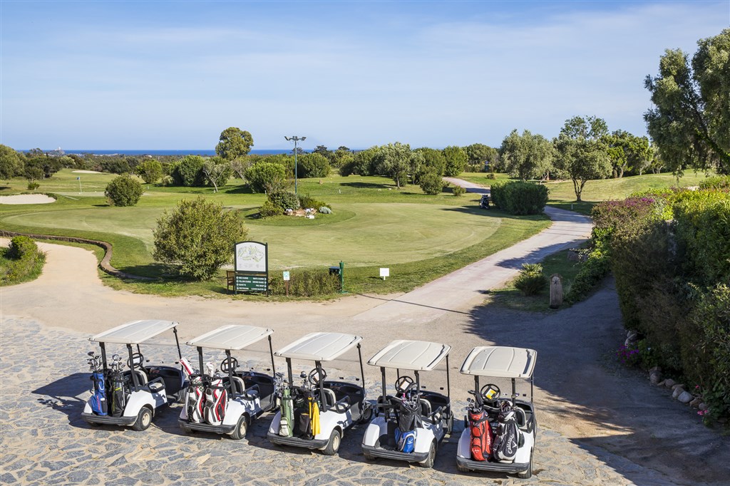 Golf, Santa Margherita di Pula, Sardinie