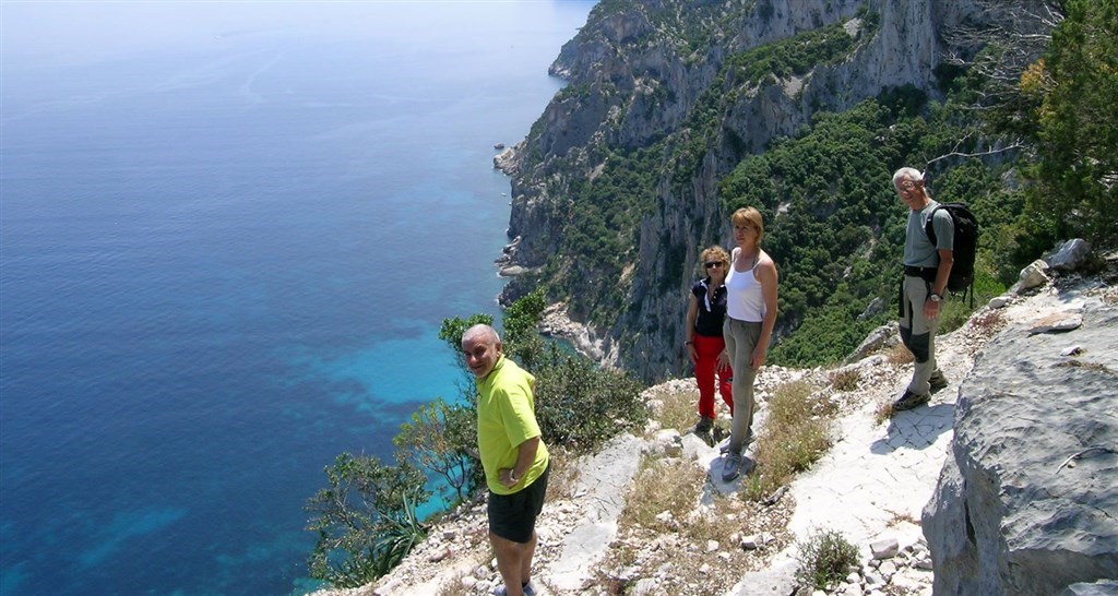 Trekking po východě, Santa Maria Navarrese, Sardinie