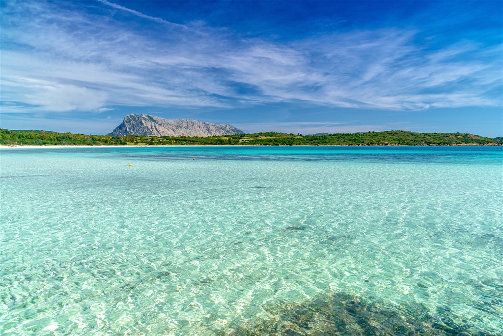 Pláž Cala Brandinchi, San Teodoro, Sardinie