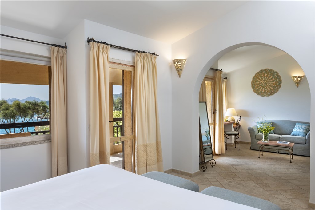 Junior suite s výhledem na moře, Palau, Sardinie