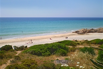 Pláž, Santa Margherita di Pula, Sardinie