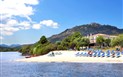 Colonna Du Golf - Hotelová plážička, Golfo di Cugnana, Costa Smeralda, Sardinie